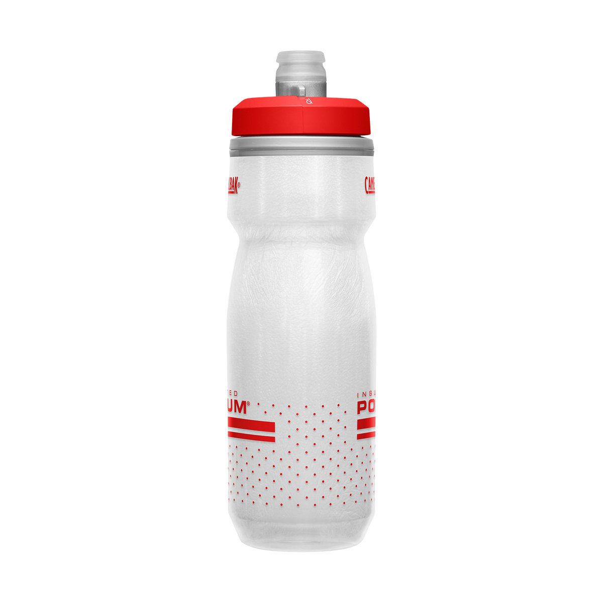 Podium Chill 21oz, Fiery Red/White