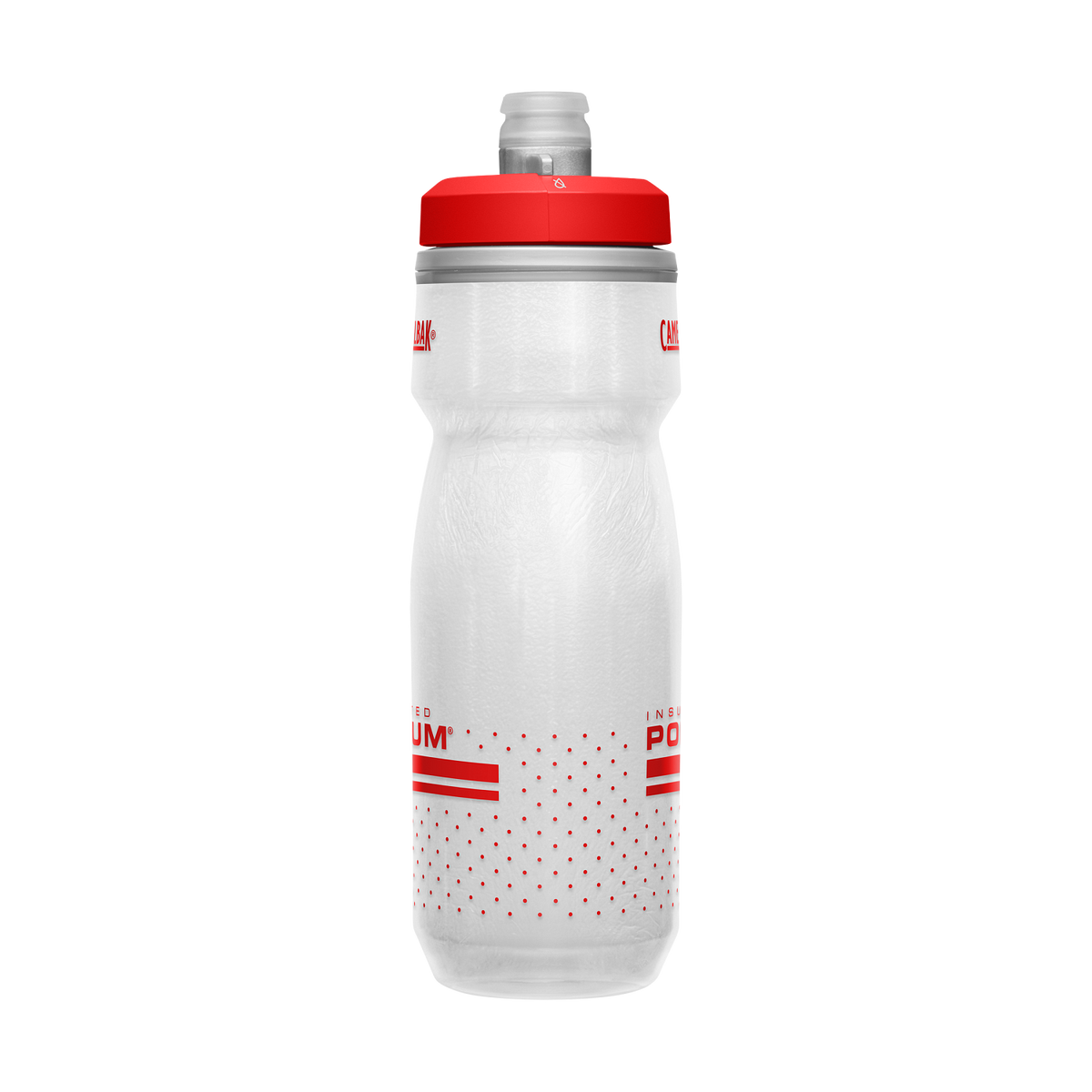Podium Chill 21oz, Fiery Red/White