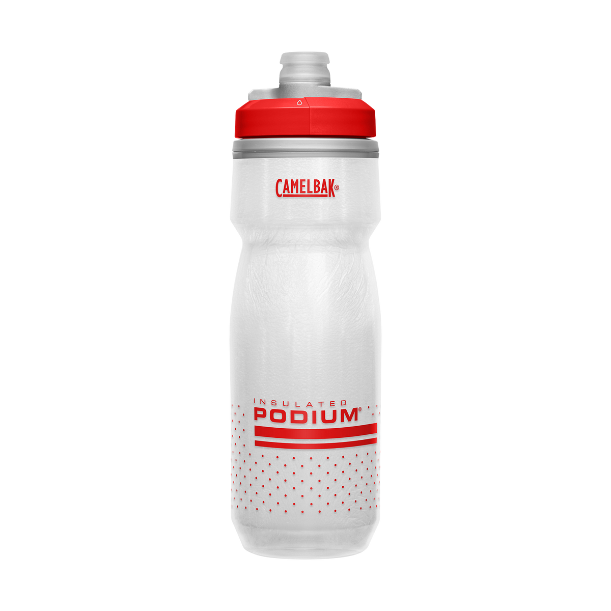 Podium Chill 21oz, Fiery Red/White